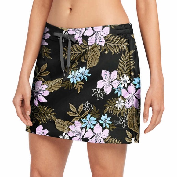 Speedo Pants - NWT SPEEDO Floral Swim Skort